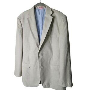 Ralph Lauren Linen Blend Blazer Mens‎ Size 42R  Beige Modern Fit